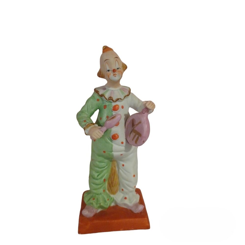 Handpainted Clown Figurine